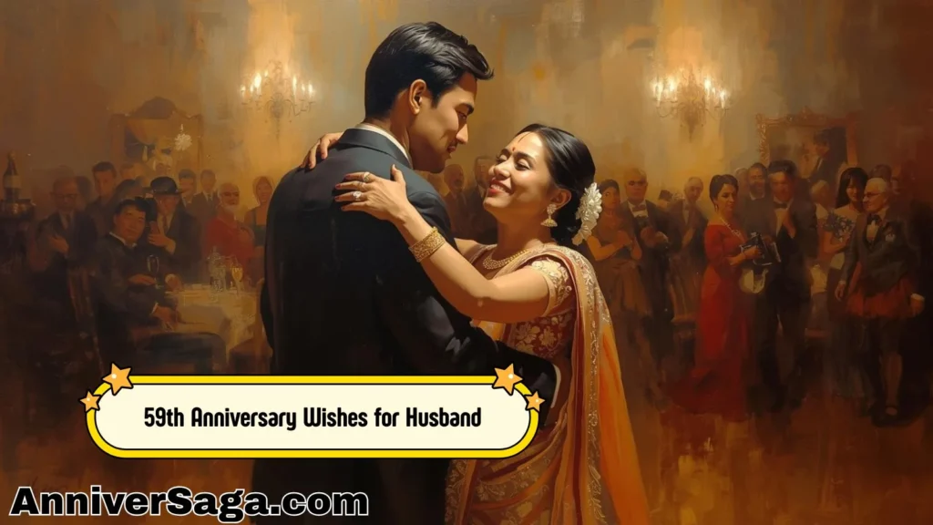 59th Anniversary Wishes for Husband