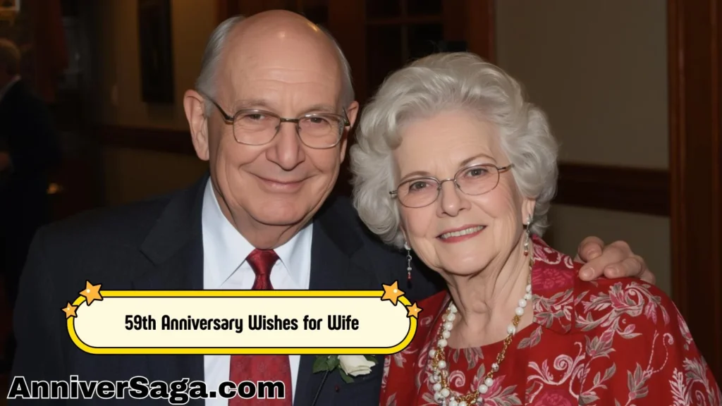 59th Anniversary Wishes for Wife
