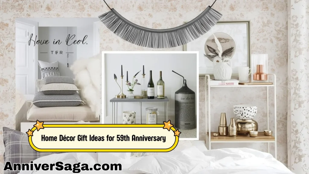 Home Décor Gift Ideas for 59th Anniversary
