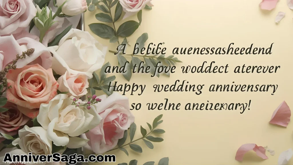Romantic Happy Wedding Anniversary Wishes