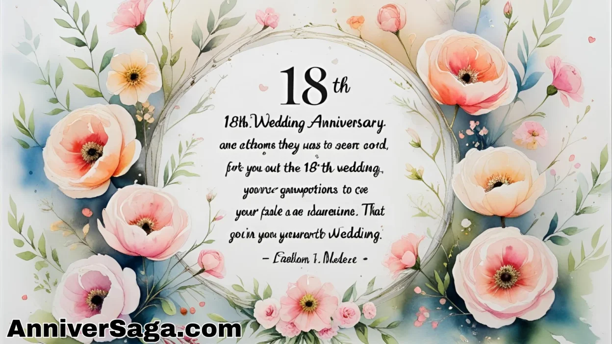18th Wedding Anniversary Quotes