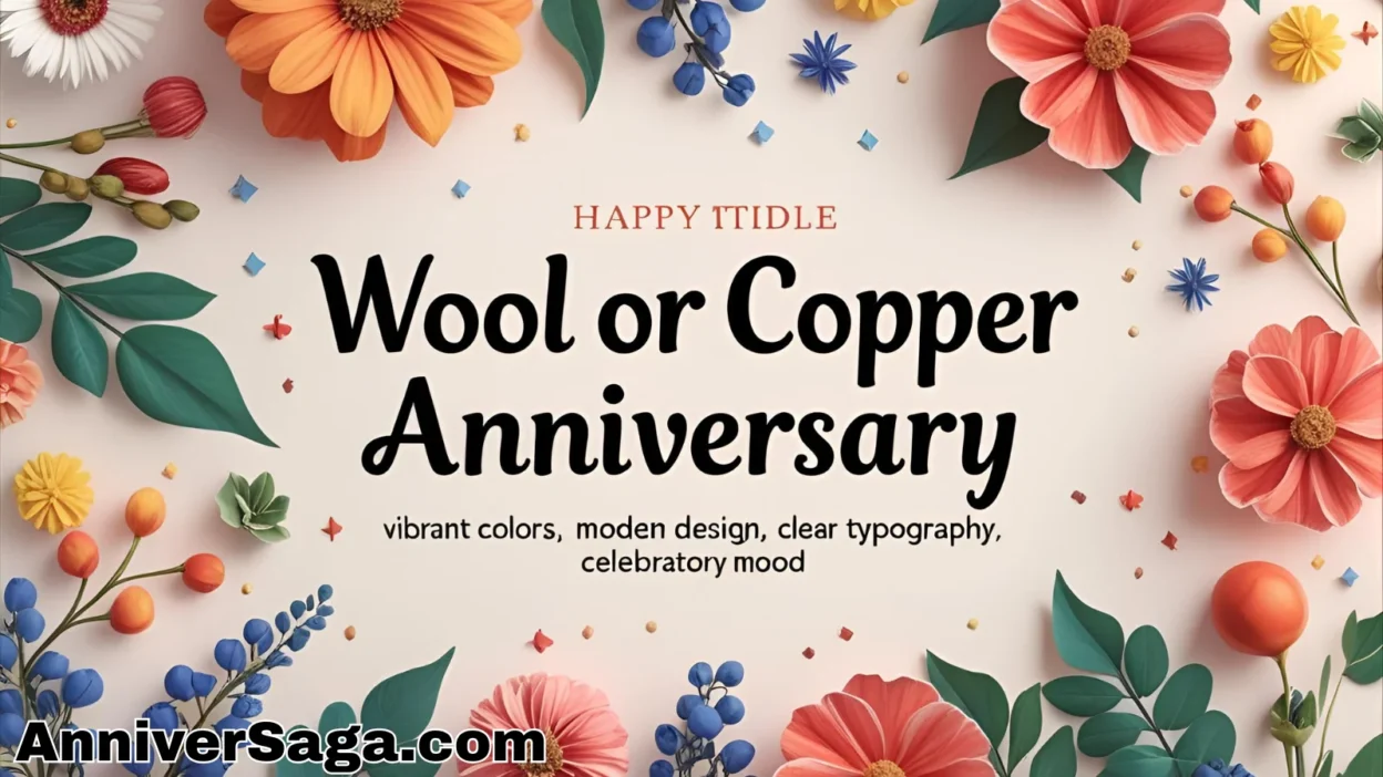 Wool or Copper Anniversary