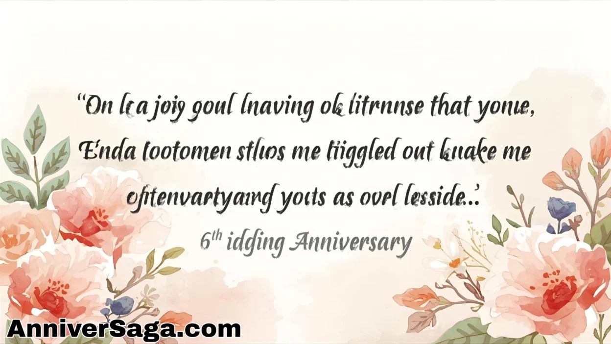6th Wedding Anniversary Quotes
