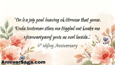 6th Wedding Anniversary Quotes