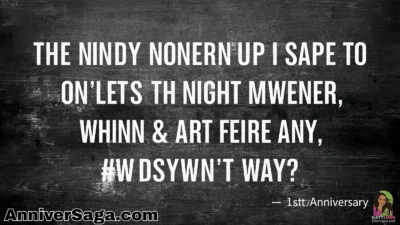 1st Wedding Anniversary Quotes