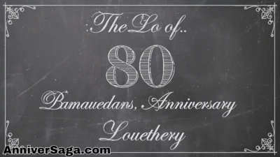 80th Wedding Anniversary Quotes