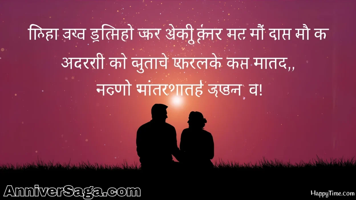 Beautiful Anniversary Wishes in Hindi